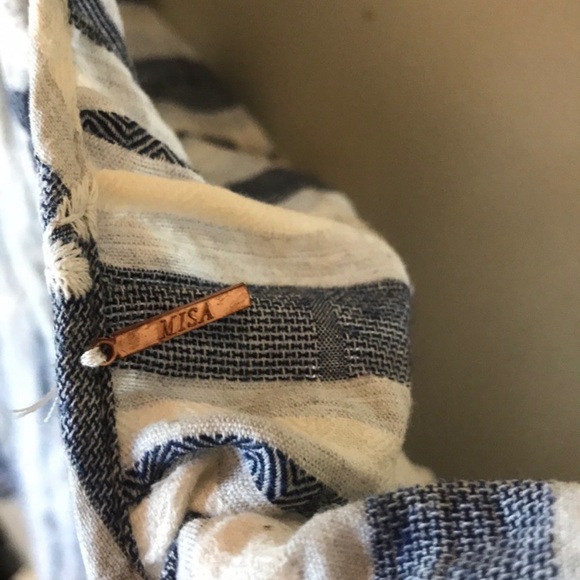 MISA Los Angeles • Embroidered Peasant Cotton Top - Picture 3 of 11